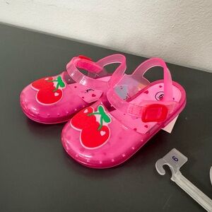 Cat & Jack Pink Cherry Kids Sandals